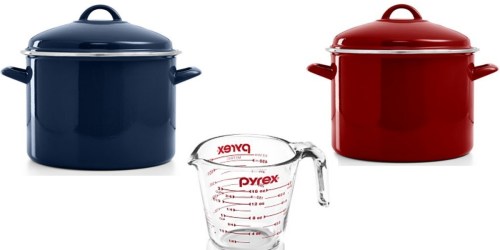 Macy’s: Martha Stewart Stockpot AND Pyrex Measuring Cup ONLY $18.98 (Regularly $79.99)