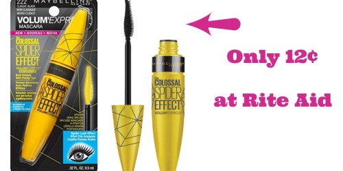 Rite Aid: Maybelline Colossal Spider Effect Mascara Only 12¢ After Plenti Points Offers