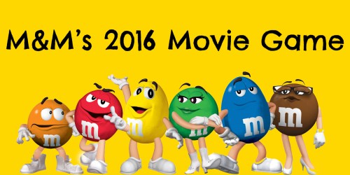 M&M’s Movie Game: Enter to Win Movie Tickets or e-Movie Cash via Text (164,696 Winners)