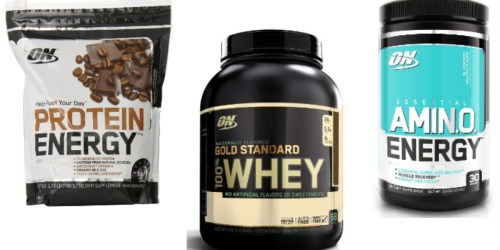 Amazon: Optimum Nutrition Protein Energy Supplement Only $13.99 Shipped + More Great Deals