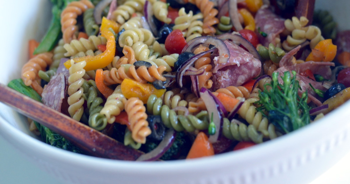 Zesty pasta salad