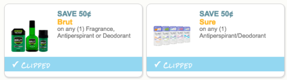 Sure Deodorant Coupons