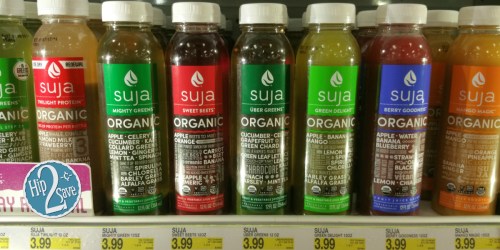 Target Cartwheel: 40% Off Suja Organic Cold Pressed Juices = Only $1.90 Each (After Ibotta)