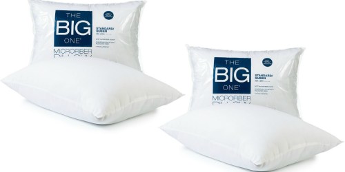 Kohl’s: The Big One Standard/Queen Microfiber Pillow Only $2.54 (Regularly $11.99)