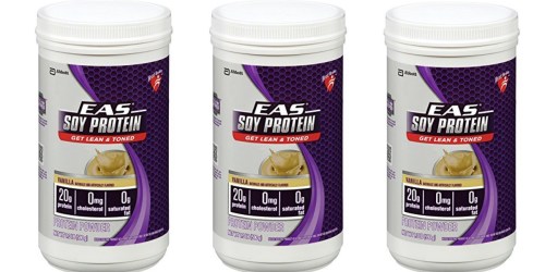 Amazon: EAS Soy Protein Powder in Vanilla 1.3lb Container Only $5.77 Shipped