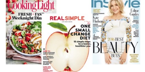 Groupon: $5 Deals Today Only (1-Year Cooking Light Magazine Subscription Only $5)