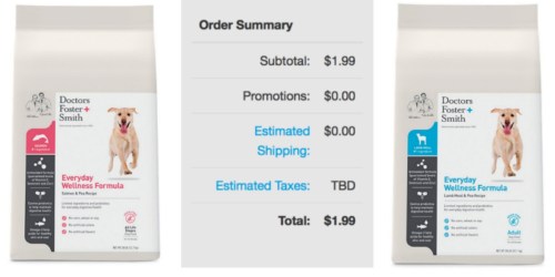 PetCo.com: Doctors Foster + Smith Dog Food Only $1.99 Shipped (Reg. $11.99)