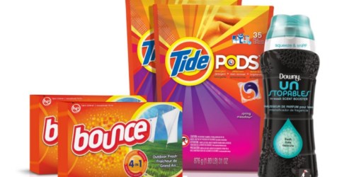Tide Laundry Bundle Only $23.09 (Includes 70ct PODS, 68ct Bounce Dryer Sheets + Unstopables)