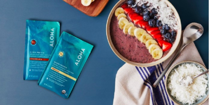 Target: 50% off ALOHA Protein Powder Packs Today Only (Gluten, Soy AND Dairy Free)