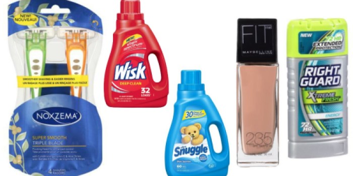 New Redplum Coupons (Save on Noxzema Razors, Wisk, Snuggle & More)