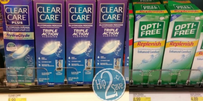 High Value $5/1 Clear Care & Opti-Free Coupon = Nice Deals at Target and Rite Aid