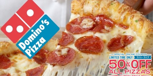 Domino’s: 50% Off ALL Menu-Price Pizzas