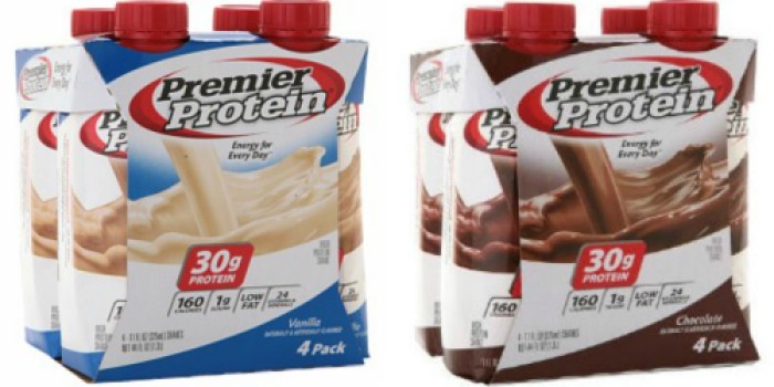 Walgreens: Premier Protein Shake 4-Packs Only $1