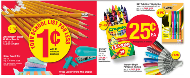 School supply Deals