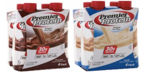 Walgreens: Premier Protein Shakes 4-Packs Only $1