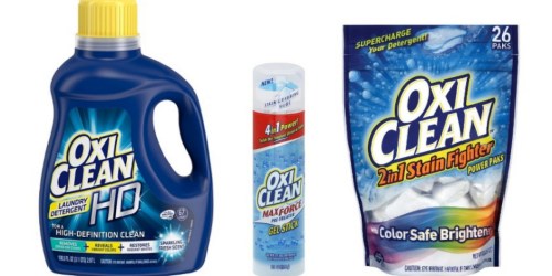 *NEW* OxiClean Laundry Coupons = 99¢ Detergent at Walgreens & Rite Aid