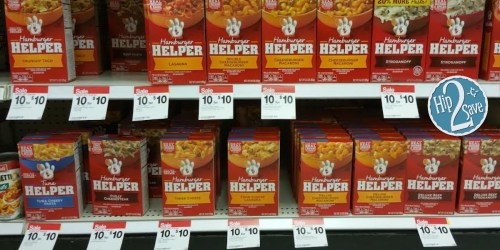 Target: Hamburger Helper Only 45¢ Per Box