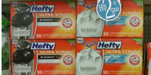 Target: Hefty Ultra Strong Trash Bags 50 Count Boxes ONLY $5.49 (After Ibotta)
