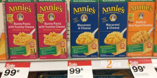 Print 3 New Annie’s Organic Coupons! Only 49¢ Per Box of Mac & Cheese at Target