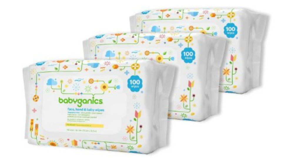 Babyganics Face, Hand and Baby Wipes