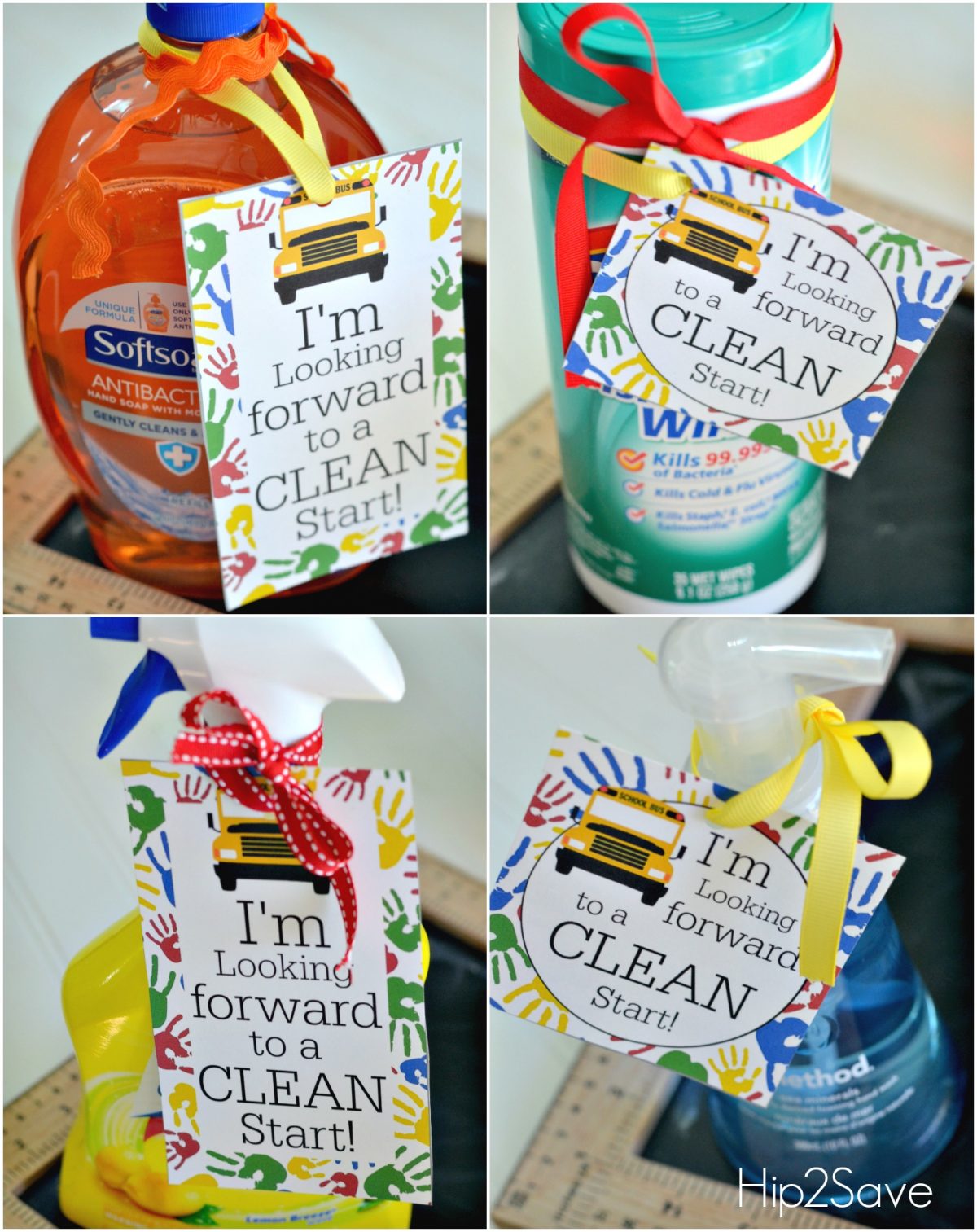 Cleaning Supplies Teacher Gift Hip2Save.com