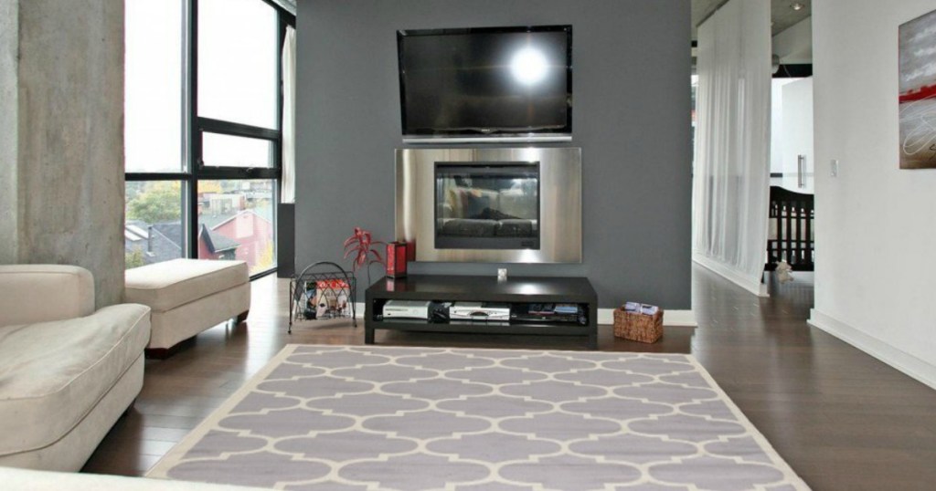 Contemporary Moroccan Trellis Area Rug