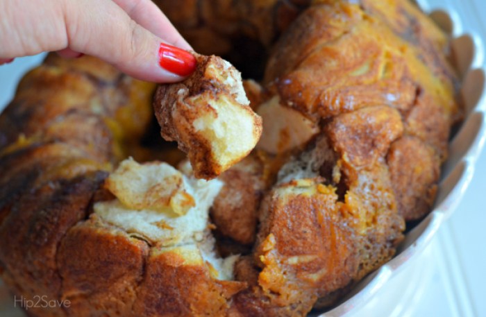 Easiest Pumpkin Monkey Bread Hip2Save.com