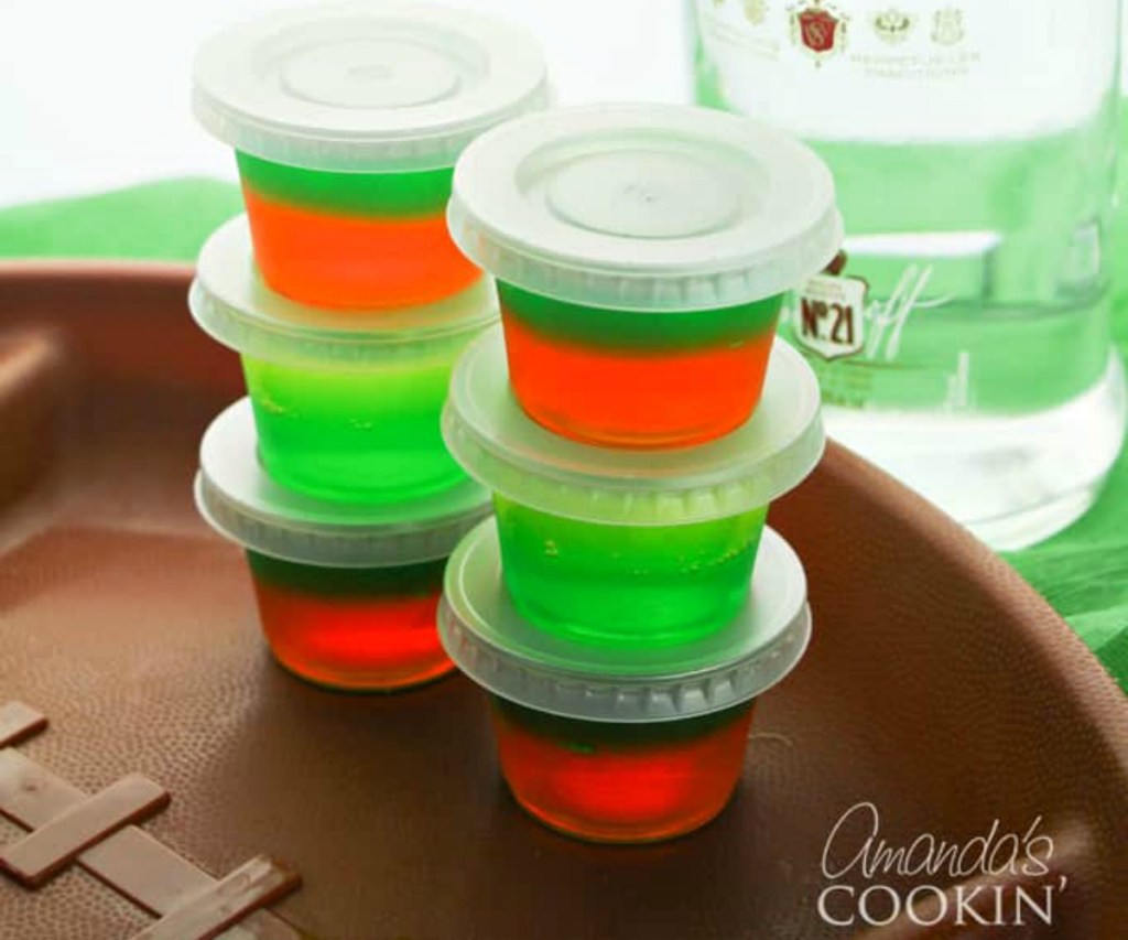 portable jello shots for football games 