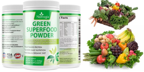 Amazon: Natrogix Green Superfood Powder Only $16.99 Shipped (Regularly $21.99)