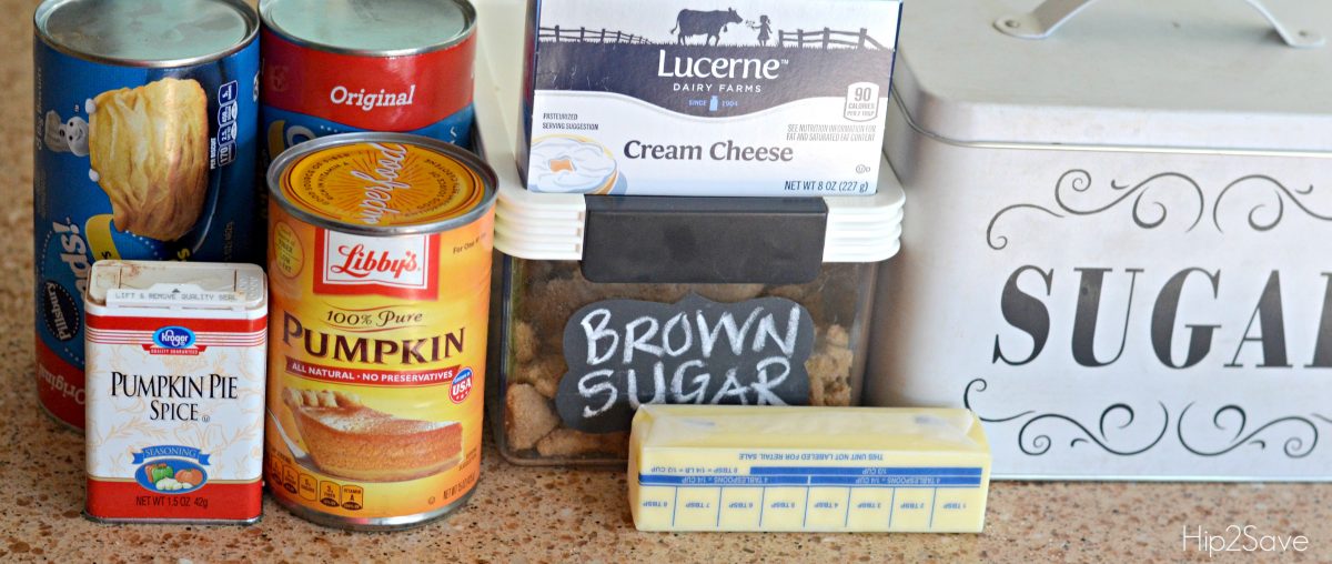 Ingredients for Pumpkin Monkey Bread