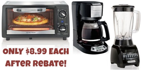 Kohl’s Cardholders: Hamilton Beach Kitchen Appliances $8.99 Each Shipped (After Rebate)