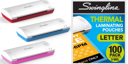 Amazon: Swingline Laminator Only $15.99 (Regularly $29.99)