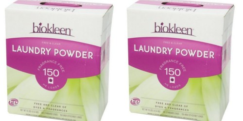 Amazon: Biokleen Free & Clear Laundry Powder 10-Pounds Only $8.32 Shipped