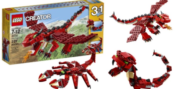 LEGO Creator 3-In-1 Red Creatures Set Only $10.83 (Best Price)