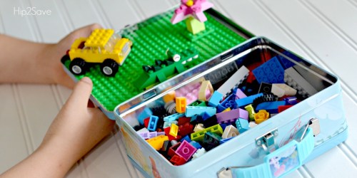 DIY LEGO Travel Case Made from Lunch Box