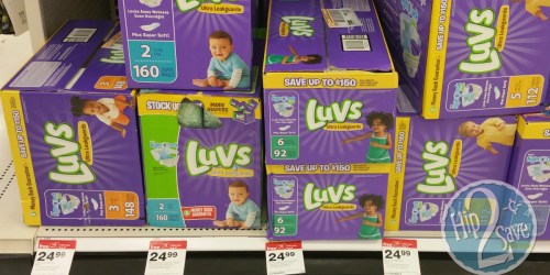 Target: Luvs Super-Packs ONLY $11.74 Each (After Gift Card)