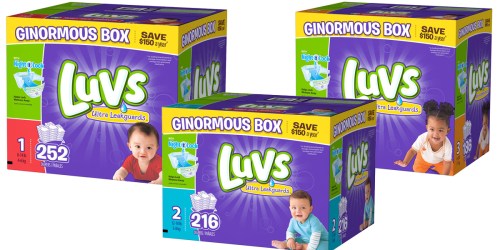 Sam’s Club Members: Luvs Ultra Diapers Ginormous Box Only $19.48 Shipped (Regularly $35)