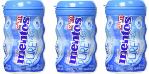 Amazon Prime: SIX Mentos Gum Big Curvy Bottles Only $9.16 Shipped (Just $1.53 Each)