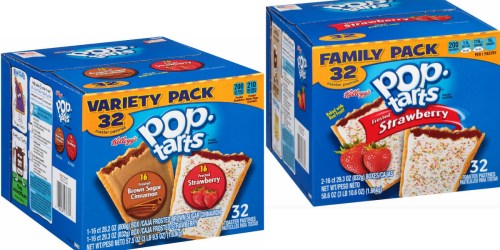 Amazon: BIG Savings on Kellogg’s Pop-Tarts 32-Count Boxes