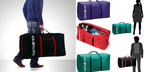 HUGE Samsonite Tote-A-Ton Duffle Bag Only $17.99 (Reg. $60) – Holds As Much As a Trunk!