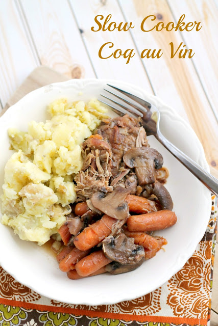 Slow Cooker Coq au Vin
