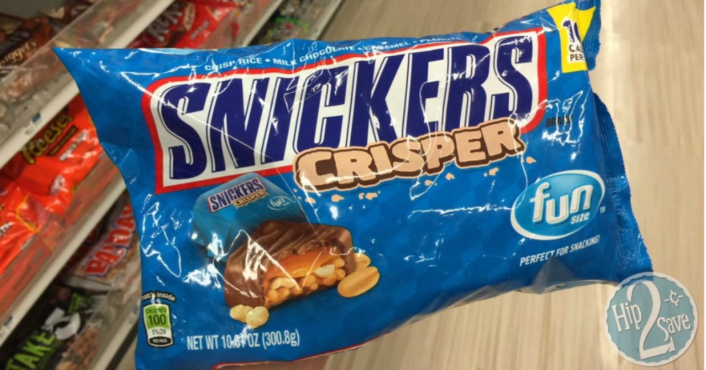 Snickers Crisper bars at Rite Aid