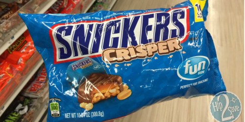 Got a Sweet Tooth? Snickers Crisper Fun Size Bags Only 37¢ at Rite Aid