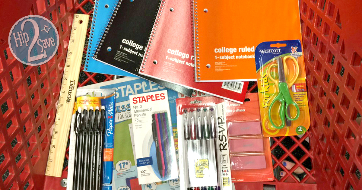 Staples School Supply Deals