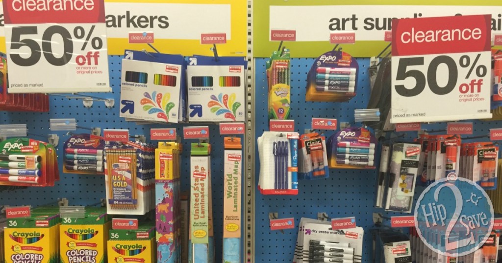 Target back to school clearance