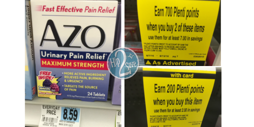 Rite Aid: AZO Urinary Pain Relief 12 Count Box Only 9¢ Each (After Plenti Points) – Regularly $8.59