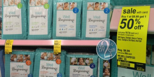 Walgreens Shoppers! Save BIG on Well Beginnings Diapers & Training Pants…