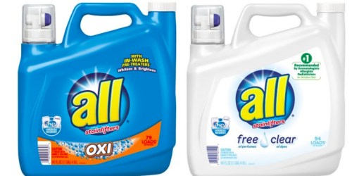 Target: All Liquid Detergent 150oz Only $5.19 Shipped (After Gift Card) + More Deals