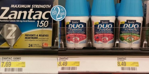 High Value $5/1 Zantac Product Coupon = FREE Zantac DuoFusion at Target, CVS & Walgreens