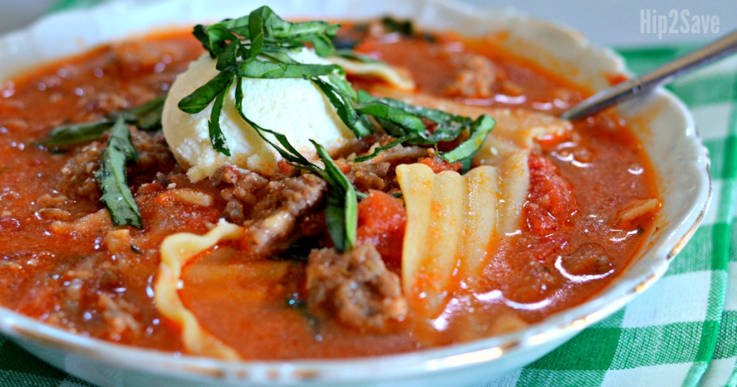 Lasagna Soup